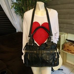 See by Chloe Black Leather Day Tripper Satchel